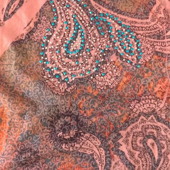 Carole Little Beaded Top Size 1X - Picture 5 of 5